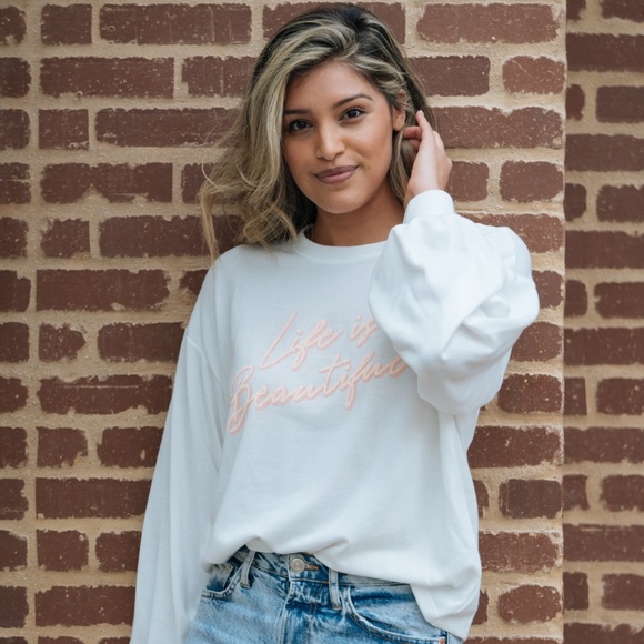 Life Is Beautiful Sweater 💕 - Picture 1 of 4